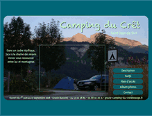 Tablet Screenshot of camping-du-cret.com